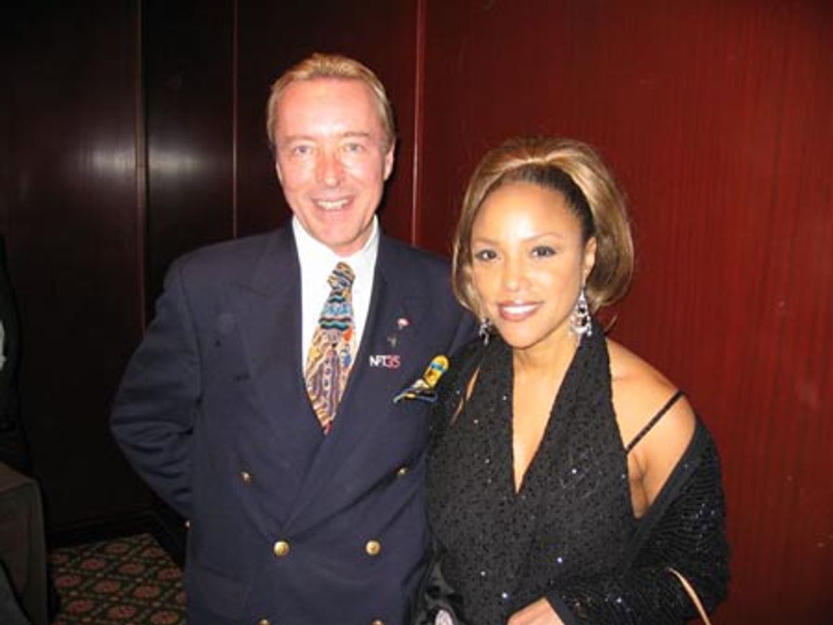 John Wegorzweski with White Chocolate Star Lyn Whitfield at NFT at 